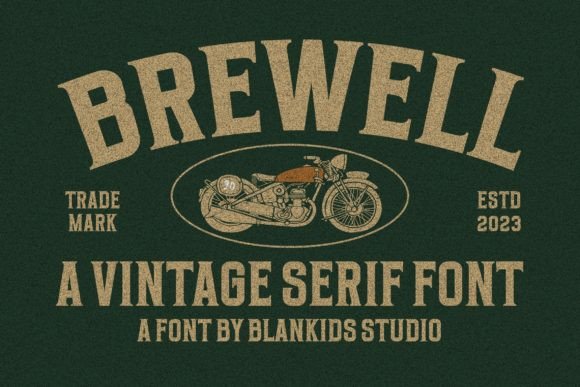 Brewell: A Vintage Serif for Timeless Design