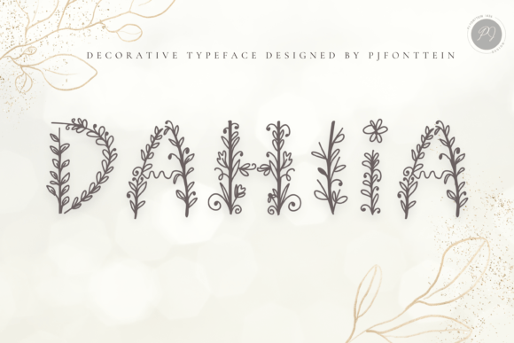 Dahlia: The Handcrafted Floral Font for Unique Branding