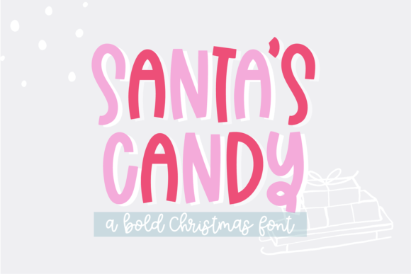 Designing Holiday Magic with Santa's Candy Typography