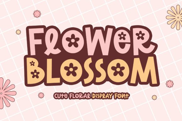 Flower Blossom: A Display Font for Creative Design