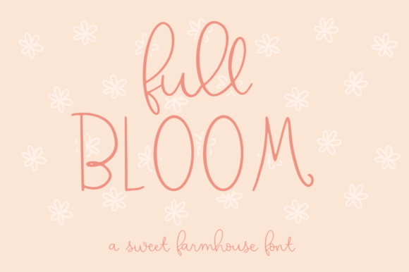 Full Bloom Font: A Playful Script for Creative Design