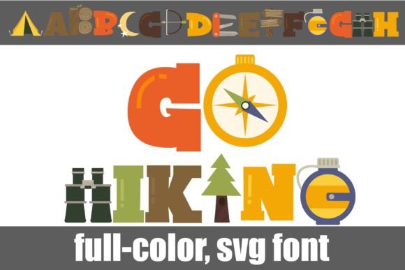 Go Hiking: A Visual Journey in Typography