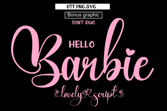Hello Barbie: An Elegant Handwritten Font