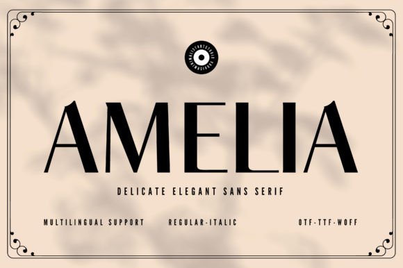 Introducing Amelia: A Serif Font for Elegant Design