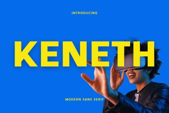 Keneth: A Modern Sans-Serif for Bold Visual Statements