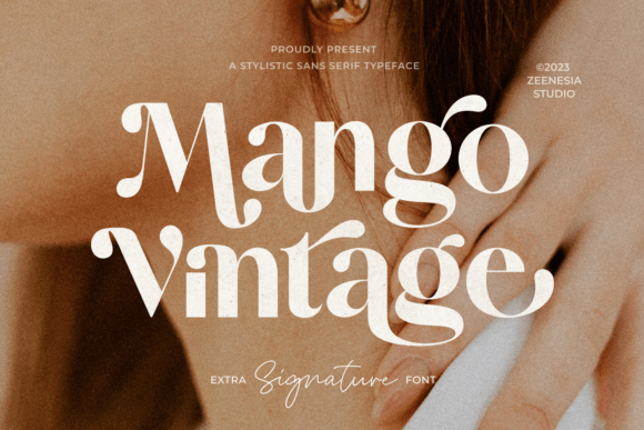 Mango Vintage: Elegant Sans-Serif Font for Modern Design