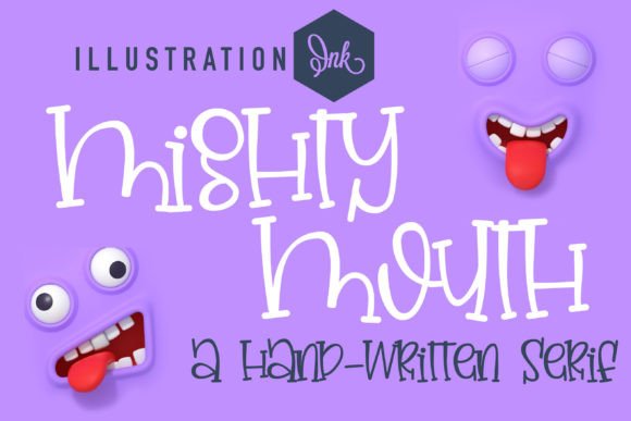 Mighty Mouth: A Whimsical Slab Serif for Impactful Design