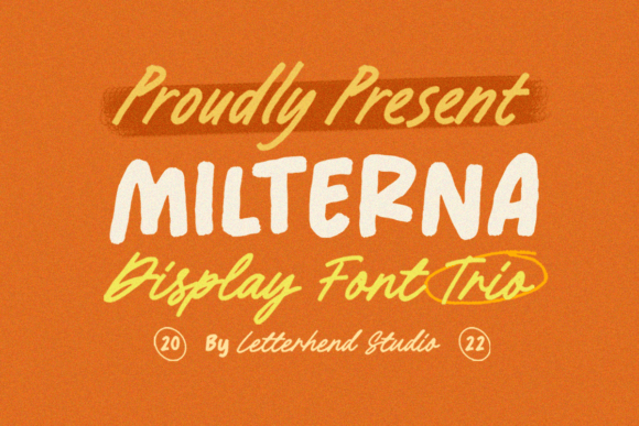 Milterna: A Playful Typeface for Modern Branding