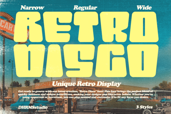 Retro Disco Font: Groovy Typography for Modern Design