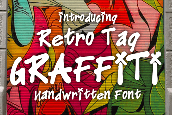 Retro Tag Graffiti: Elevating Modern Design with Urban Typography