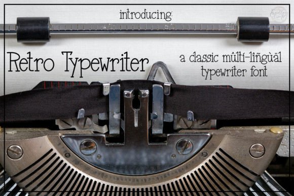 Retro Type-writer: Vintage Charm for Modern Designs