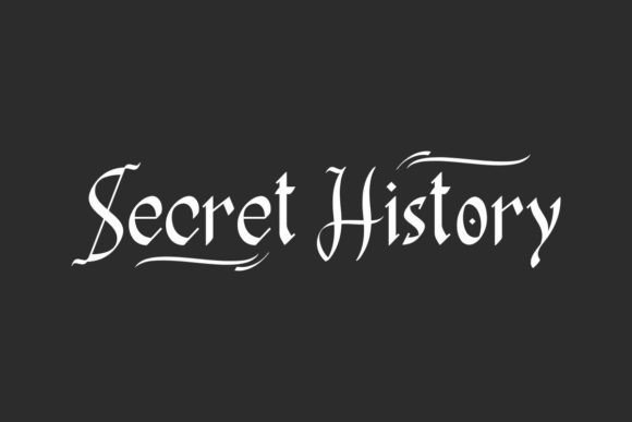 Secret History Font: A Gothic Touch for Modern Design
