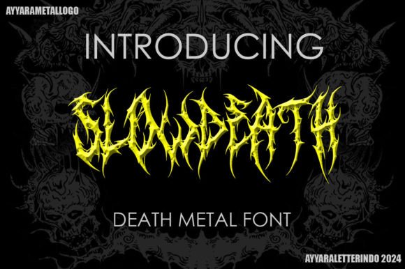 Slowdeath: The Death Metal Font for Bold Branding