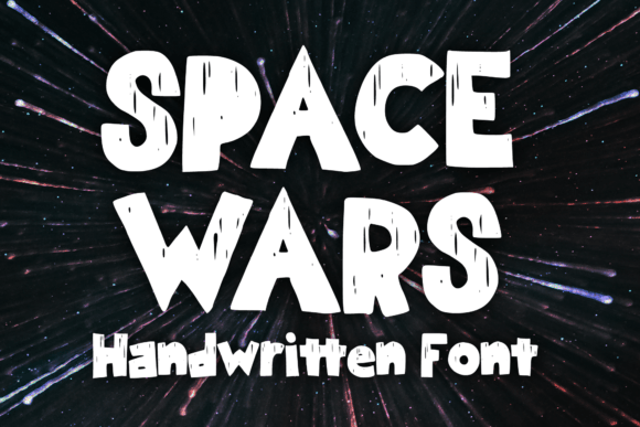 Space Wars Font: A Grunge Display Typeface for Bold Designs